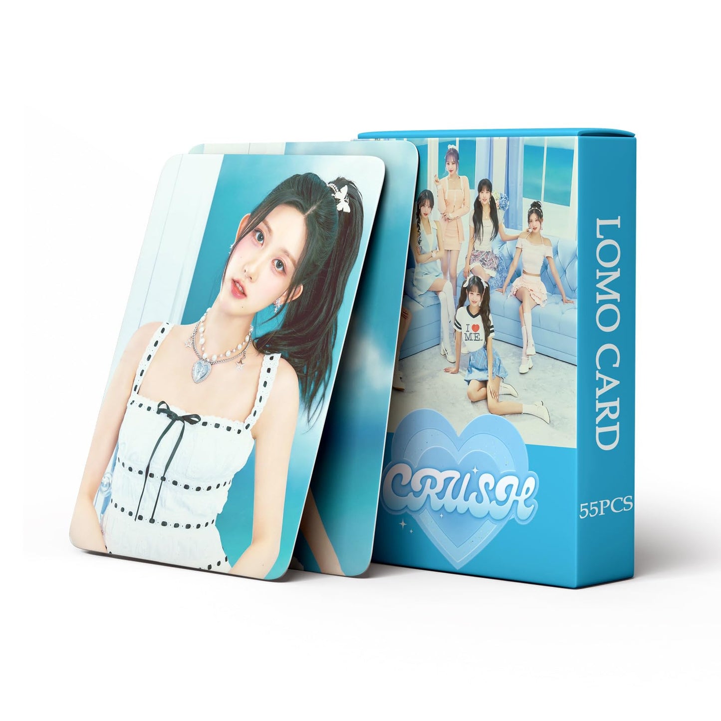55 PCS Kpop IVE Photocards ALIVE Zhang Yuanying autumn Li Rui wonyoung crush Lomo Cards