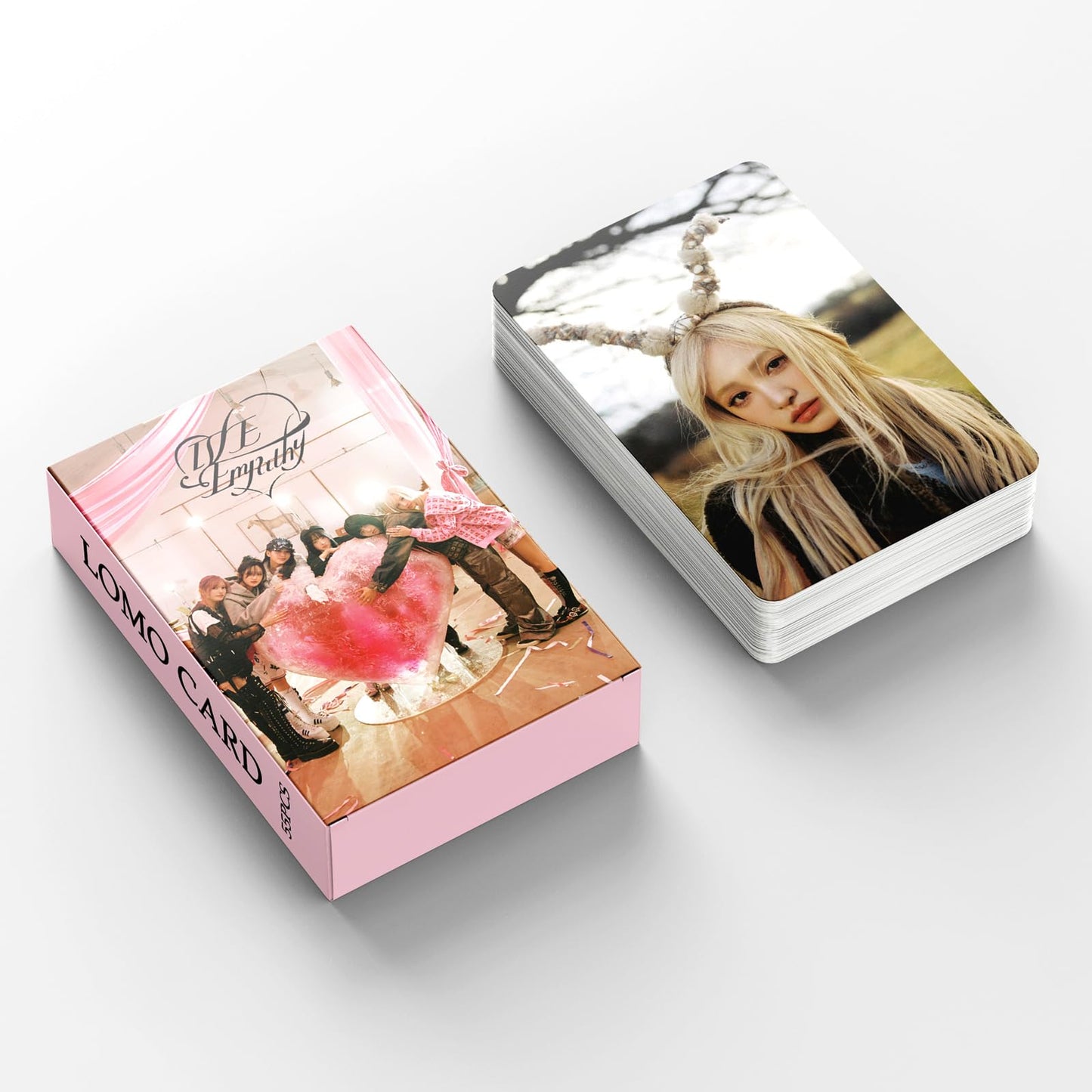 55 PCS IVE small cards IVE EMPATHY cards Zhang Yuanying Wonyoung Lomo Cards, Photocards