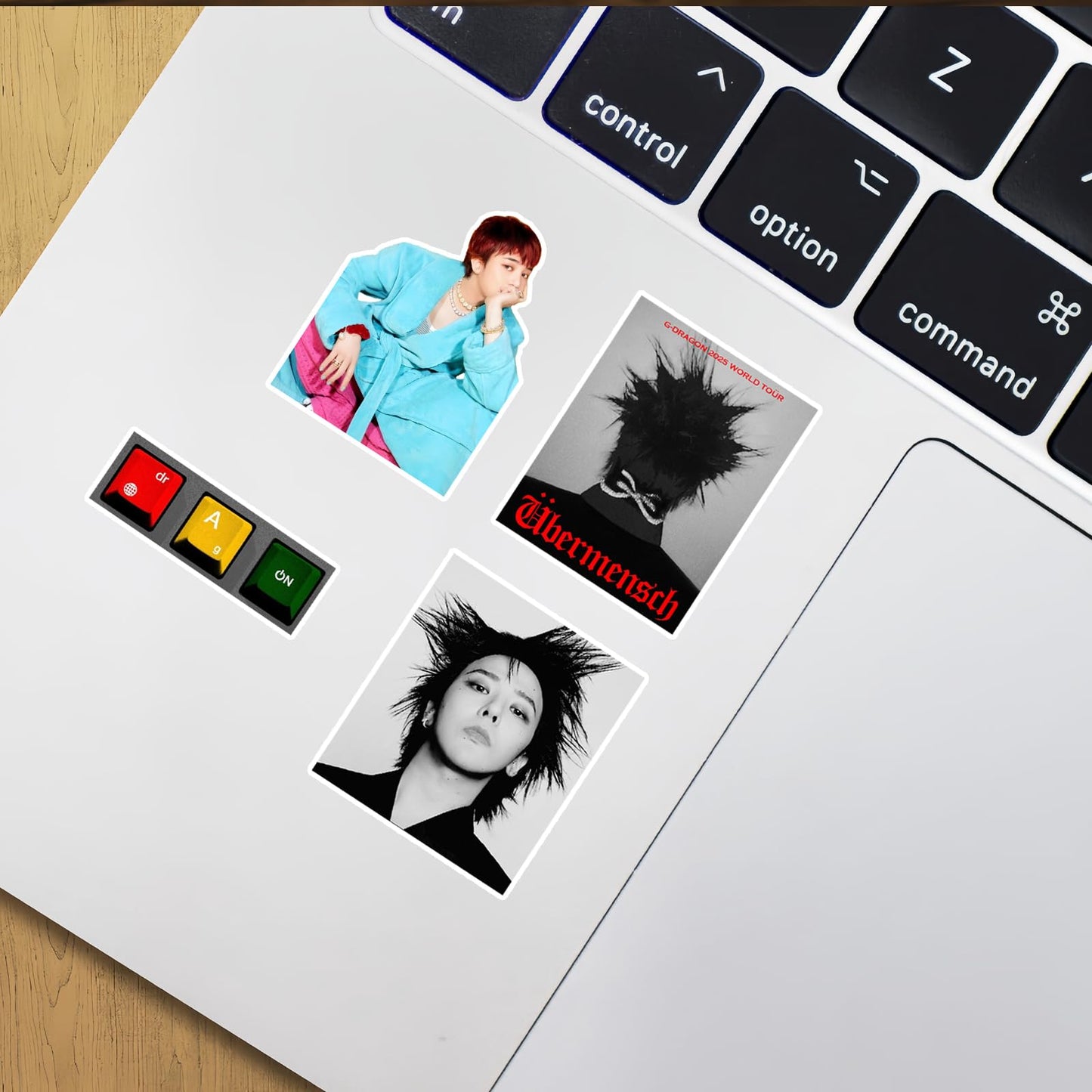 100 PCS  BIGBANG g-dragon album Übermensch Merch music stickers,Water Bottle,Kpop  Vinyl Waterproof  for Laptop,Bumper,Skateboard,Water Bottles,Computer,Phone, for Kids