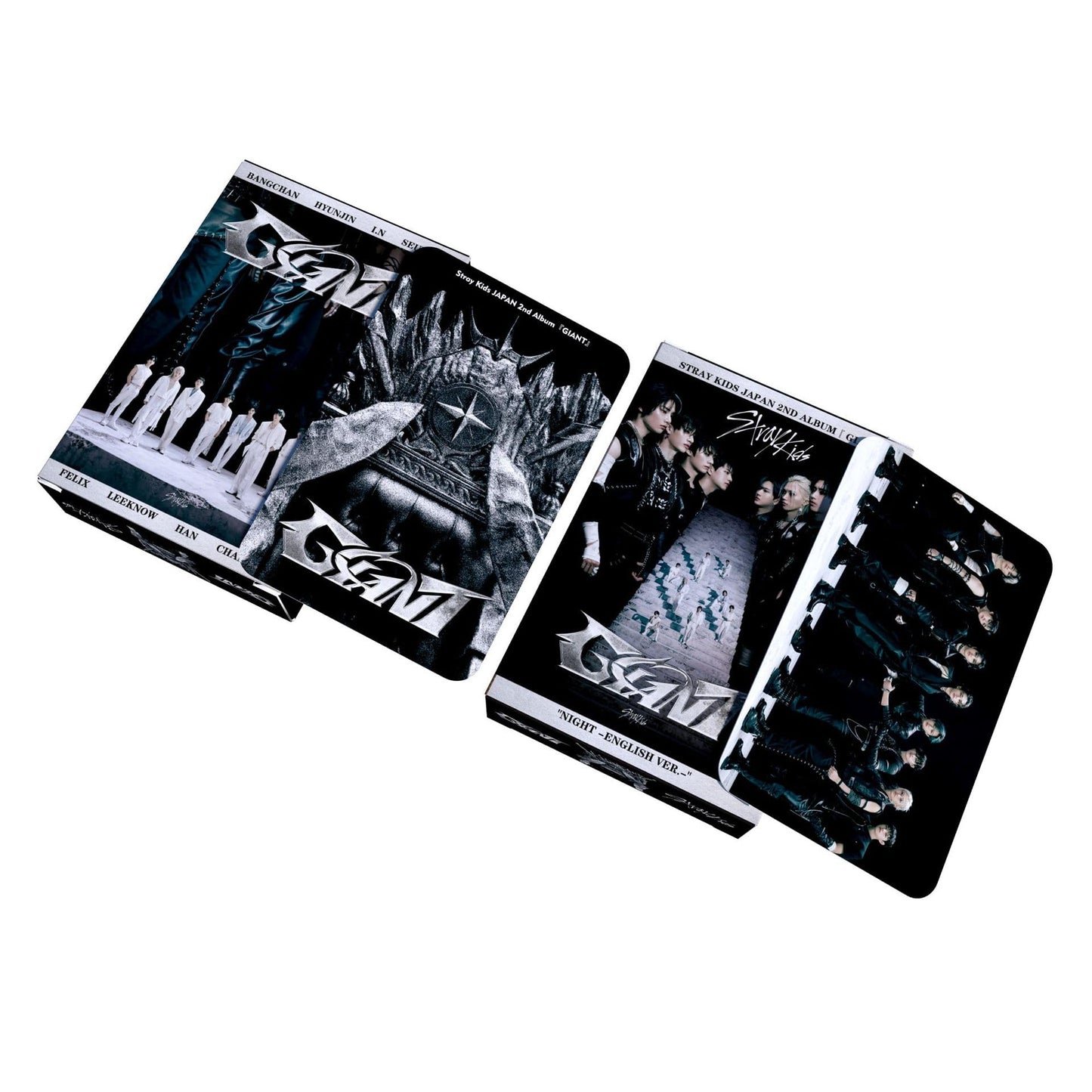 55 PCS Stray Kids  Photocards New Album GIANT Merch Small Cards, Star Peripheral Felix Li Longfu Lomo Cards