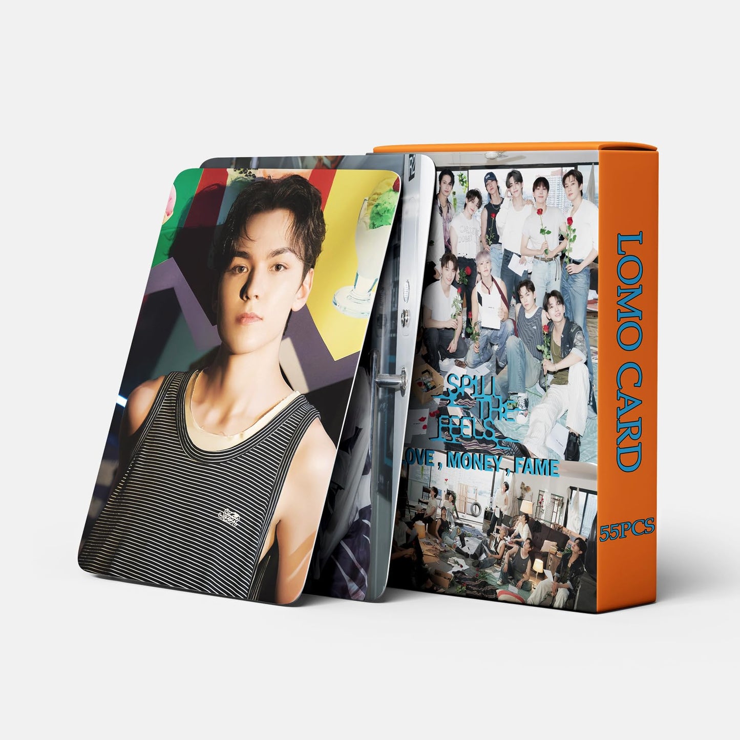 55 PCS SEVENTEEN LOVE MONEY FAME CARDS  SPILL THE FEELS Lomo Cards, Photocards