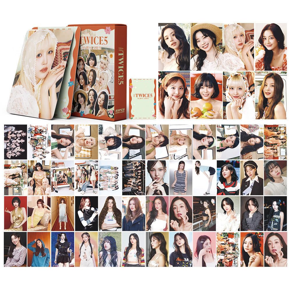 TWICE Photocards 55 pcs 5TH BEST ALBUM Merch LOMO Cards