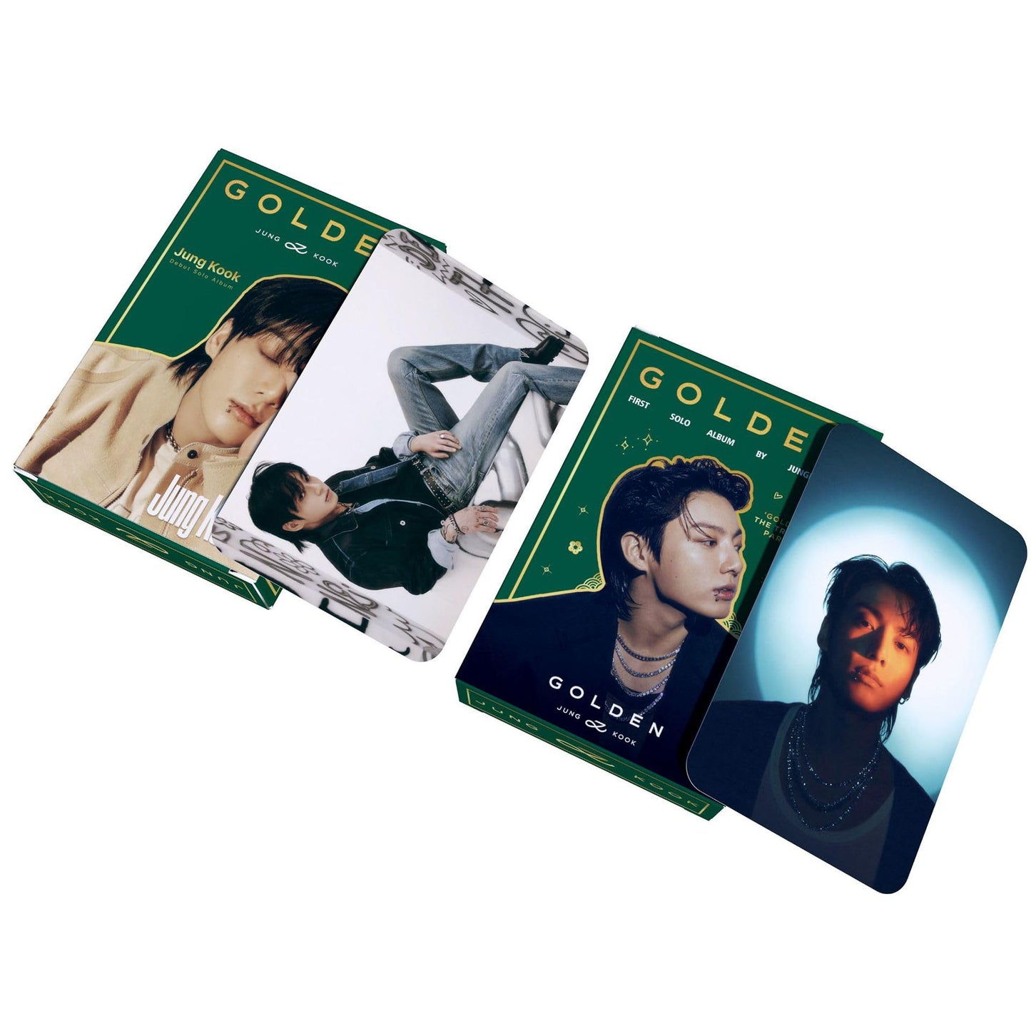 55 PCS  JUNG KOOK  Photocards  Album GOLDEN Merch Lomo Cards,  stuff gifts