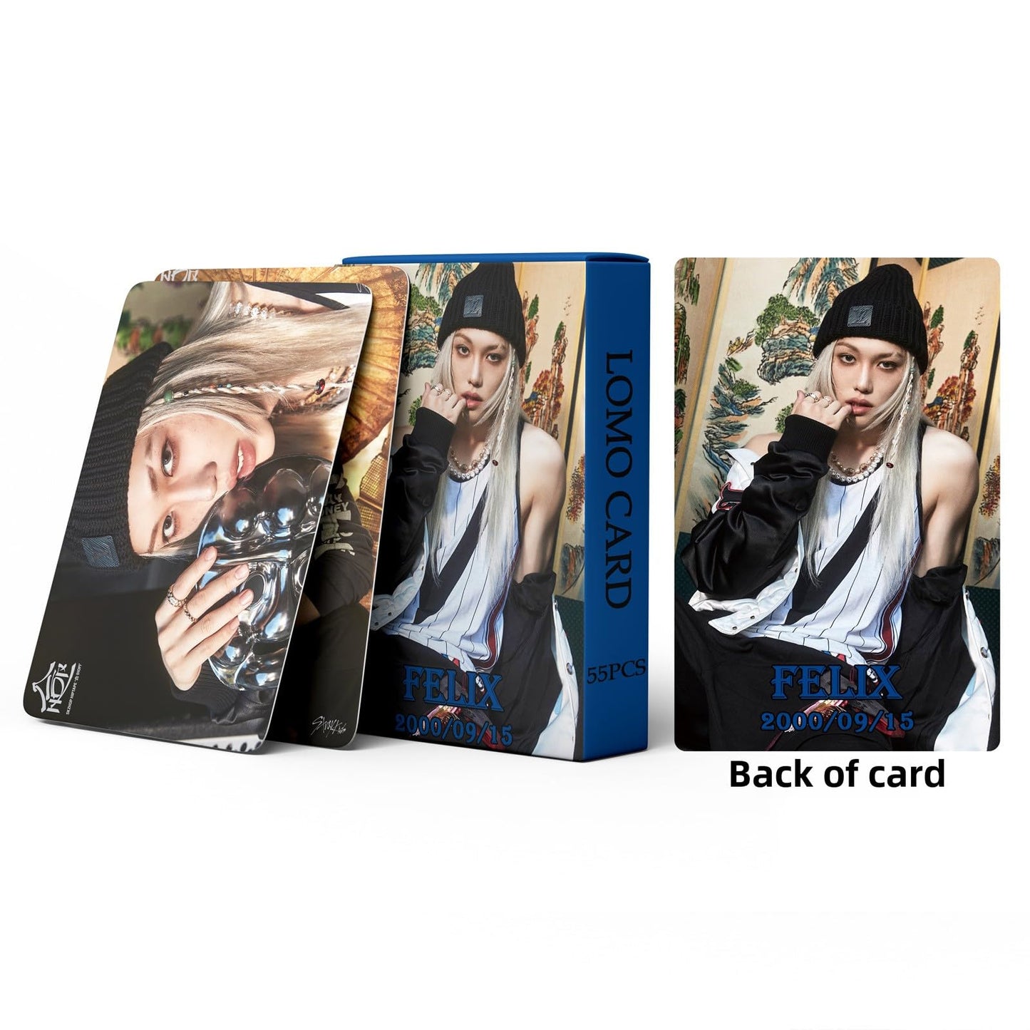 55 PCS Stray Kids Small Card (HOP) Li Longfu FELIX Card Lomo Cards, Photocards