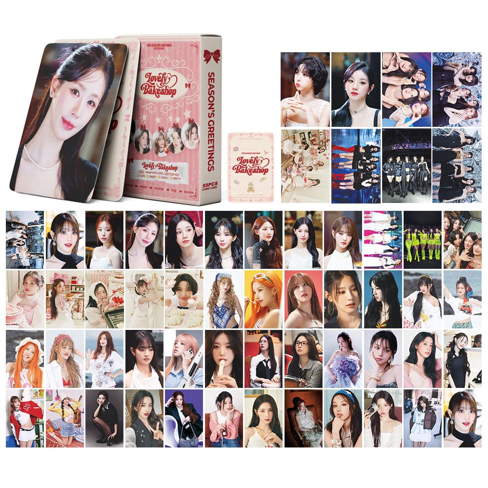 KPOP (G) I-DLE  Photocards Album 2025 Lovely Bakeshop  Merch 55 PCS Hallyu Poster Lomo Cards, Photocards
