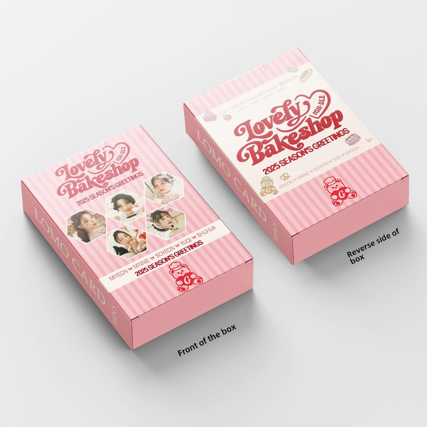 55 PCS GIDLE 2025 SEASON'S GREETINGS small cards in stock Song Yuqi YUQI Tian Xiaojuan Lomo Cards, Photocards