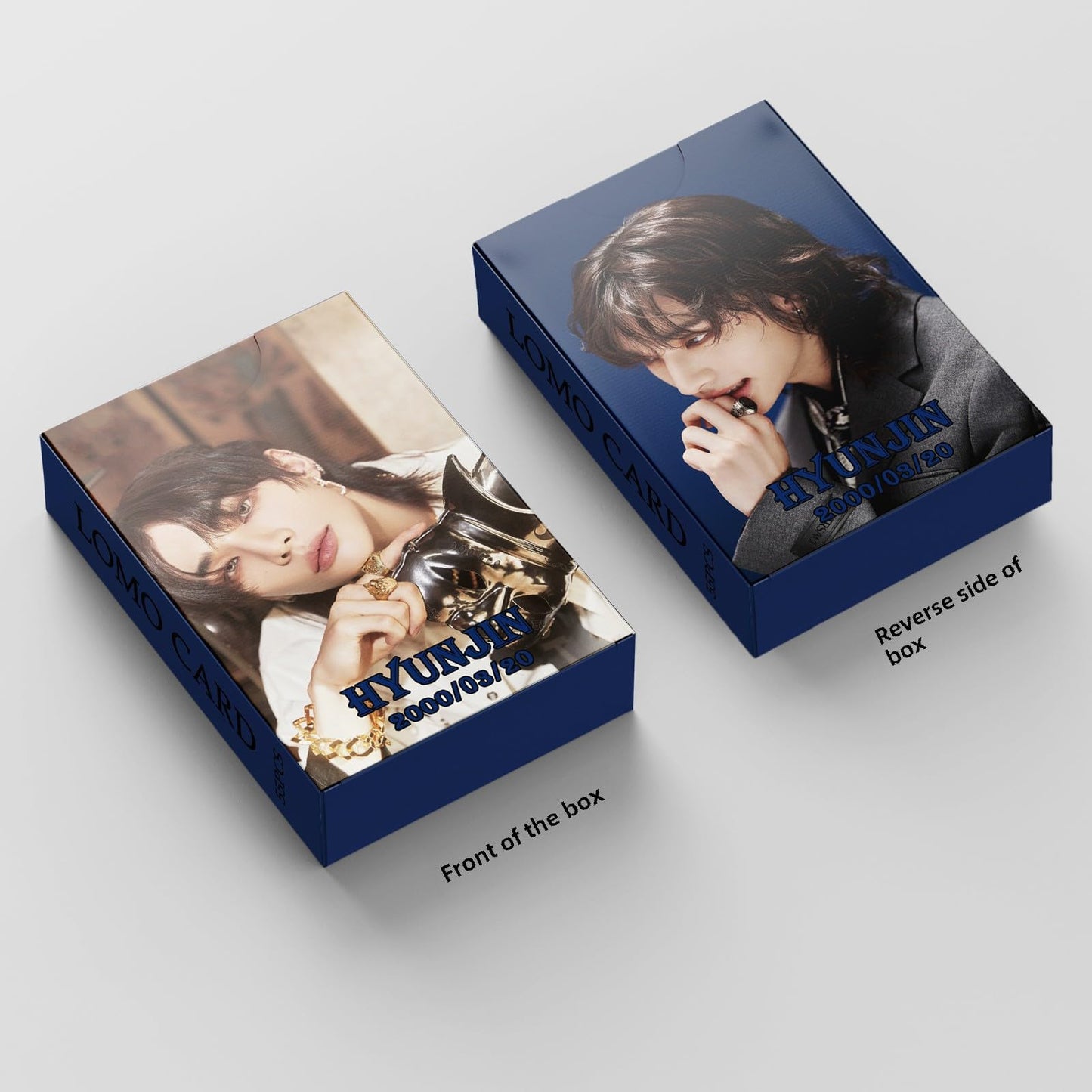 55 PCS Stray Kids Small Card (HOP) Huang Hyunchen HyunJin Lomo Cards, Photocards