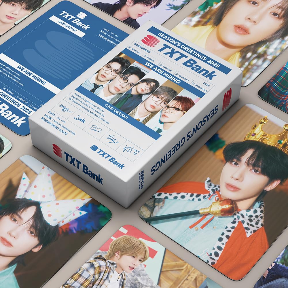 KPOP TXT Photocards ， 55pcs Album 2025 TXT  Merch Lomo Cards