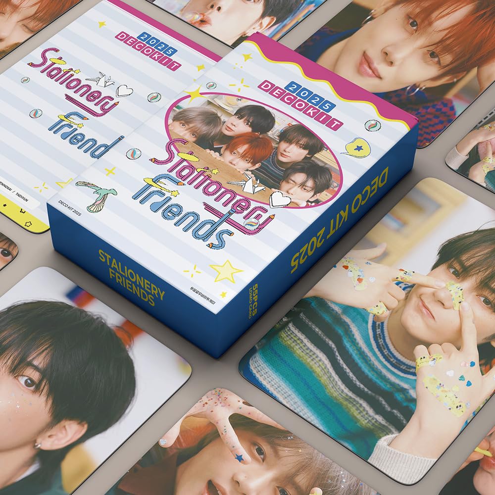 KPOP TXT Photocards  55pcs 2025 DECO KIT STALIONERY FRIENDS Album Merch Lomo Cards