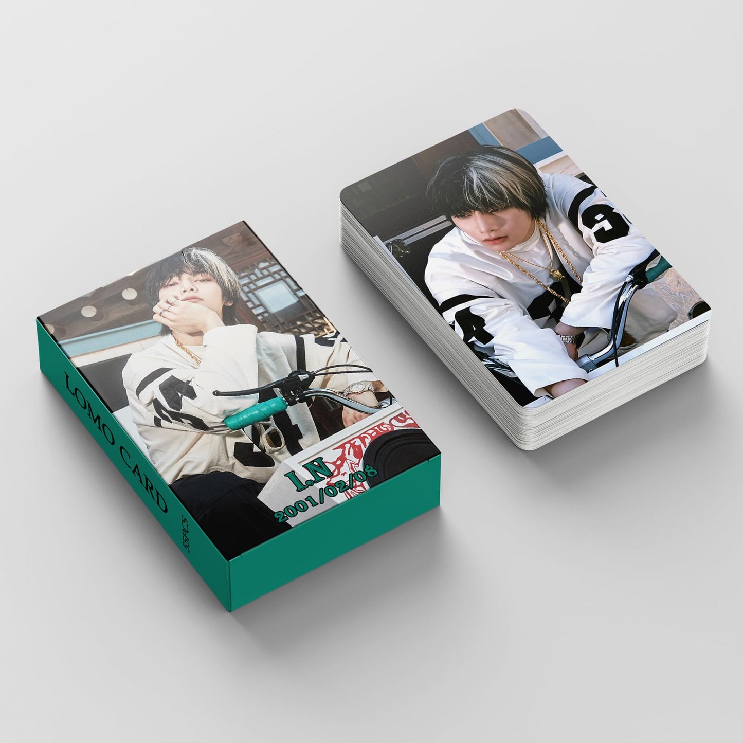55 PCS Stray Kids Small Card (HOP) Leung Jeong Yin I. N Card Lomo Cards, Photocards