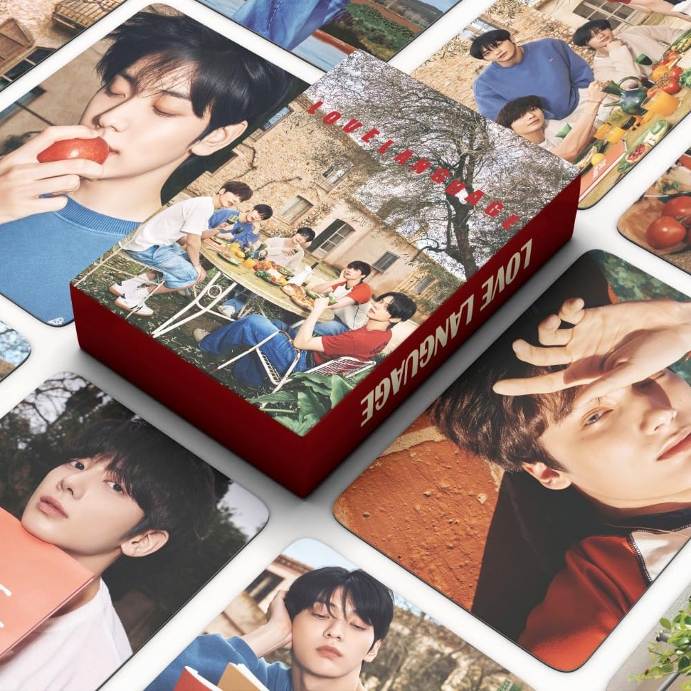 55 Pcs TXT Photocards Album LOVE LANGUAGE Merch Lomocards  YEONJUN