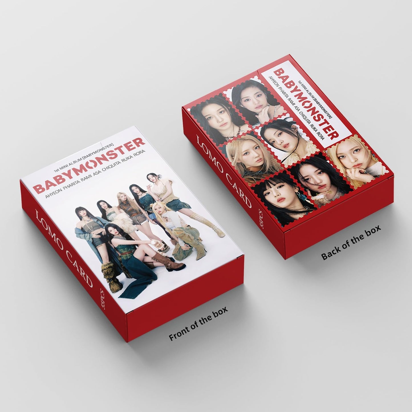 Baby Monster Photocards,55 PCS small cards SHEESH cards BABYMONSTER  Album HARAM  Merch Lomo Cards