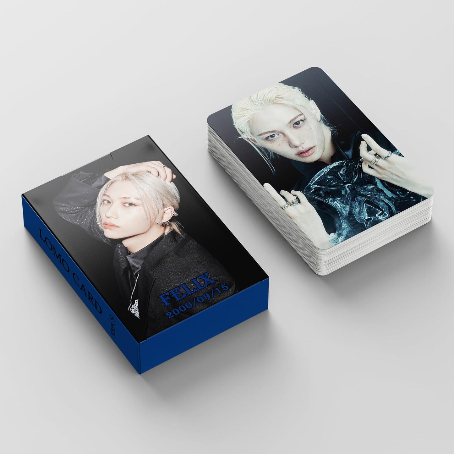 55 PCS Stray Kids Small Card (HOP) Li Longfu FELIX Card Lomo Cards, Photocards