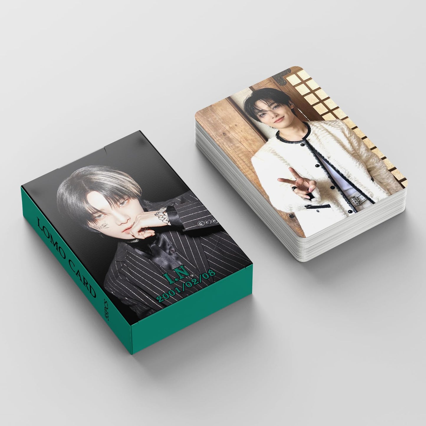 55 PCS Stray Kids Small Card (HOP) Leung Jeong Yin I. N Card Lomo Cards, Photocards