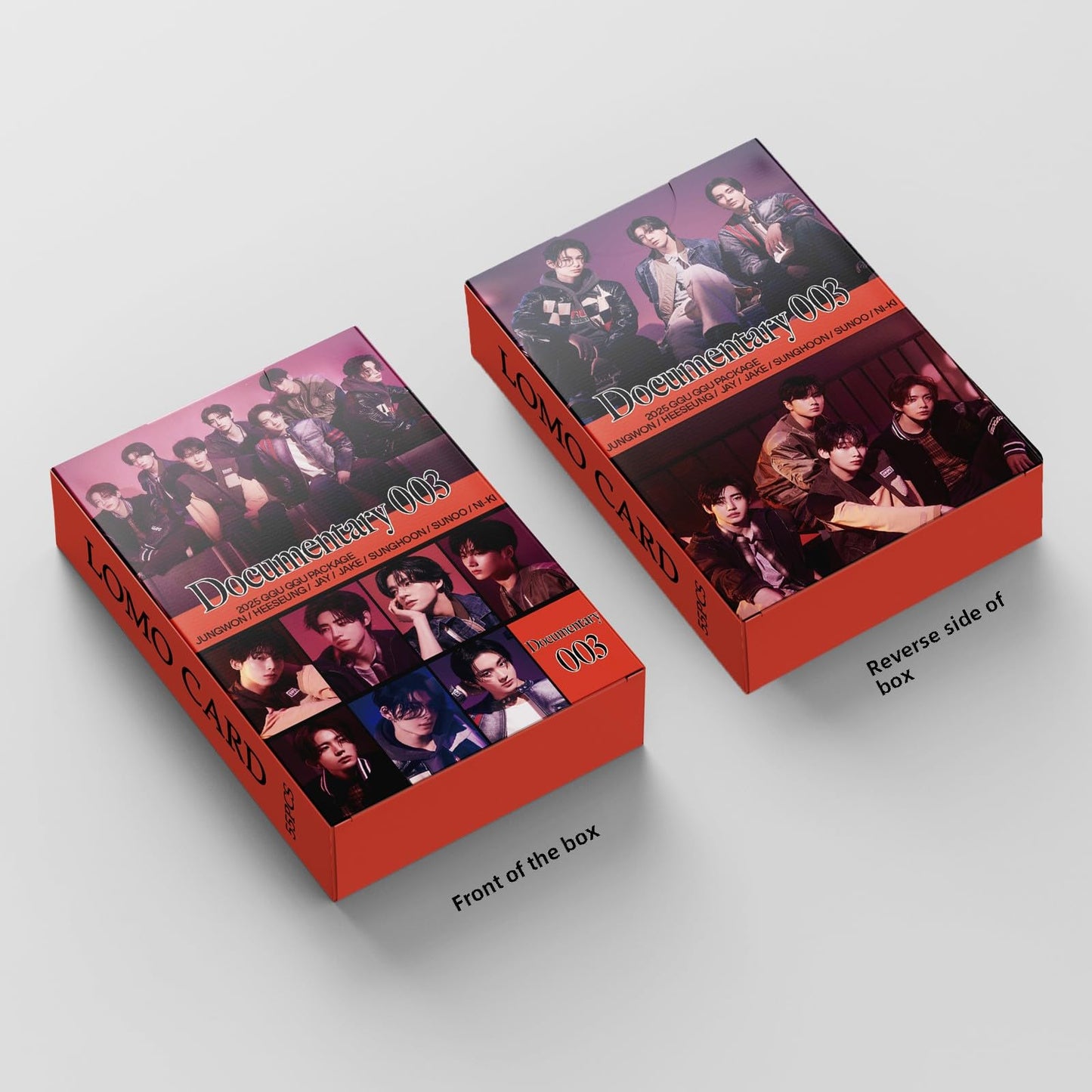 55 PCS of E group 2025 GGU GGU small card in stock JAY NIKI Lomo Cards, Photocards