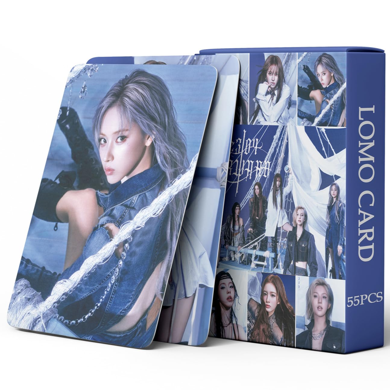 55 Pcs NMIXX Fe3O4: FORWARD Small Card, Wu Haiyuan HAEWON Pei True Rate，nmixx photocards，nmixx album，lomo cards