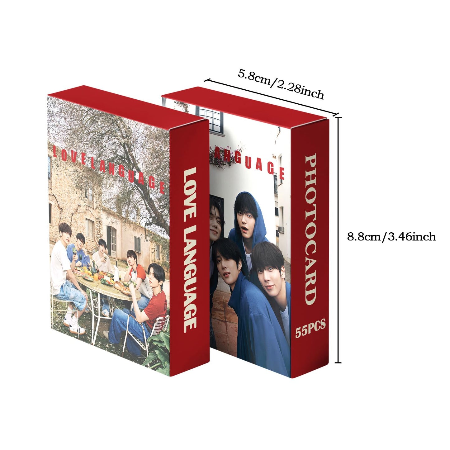 55 Pcs TXT Photocards Album LOVE LANGUAGE Merch Lomocards  YEONJUN