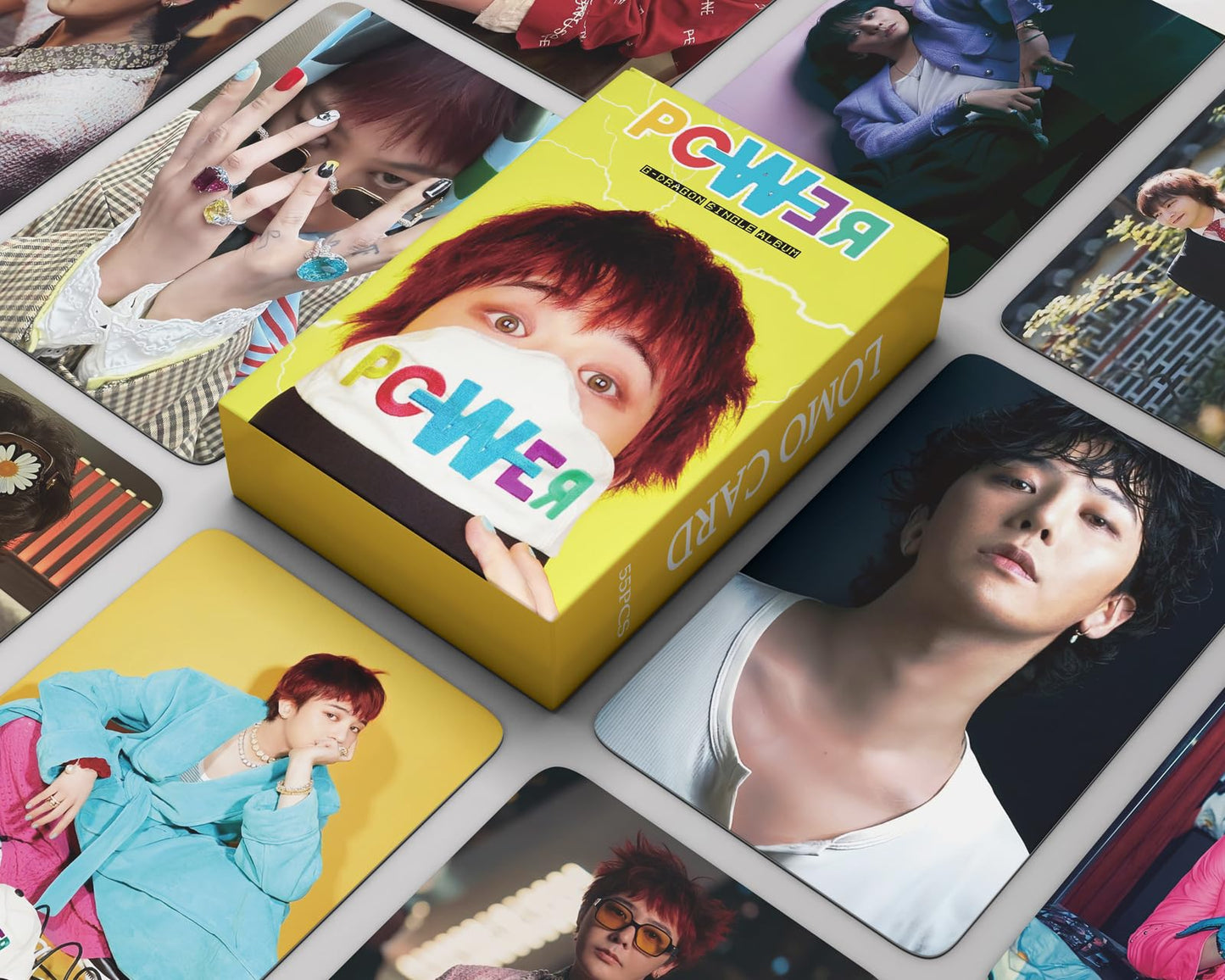 55 PCS BIGBANG G-DRAGON Photocards Kpop Kwon Zhilong album POWER  Merch small card HOME SWEET HOME Lomo Cards