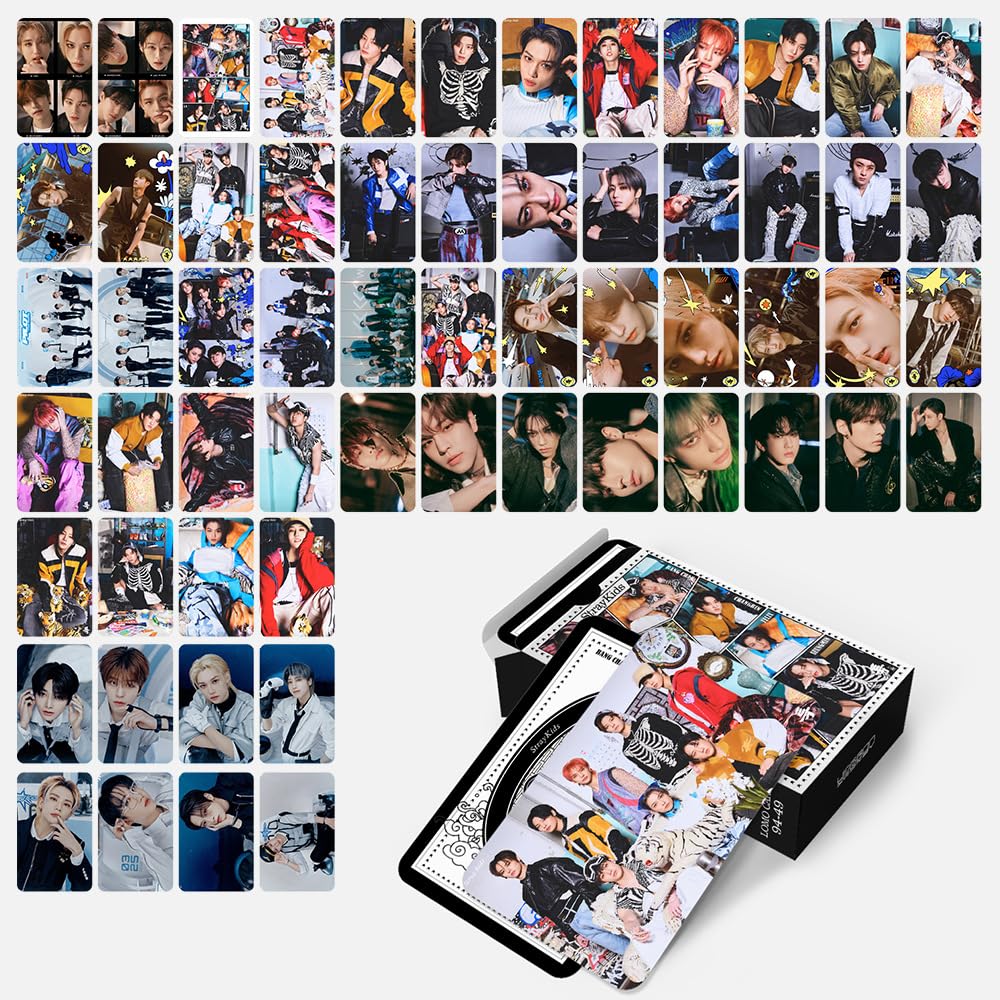 Stray Kids Photocards 92 Pcs kpop Photocards STRAYKIDS Album 5-STAR Merch 60 Pcs Lomo Cards And 32 Pcs stray kids stickers