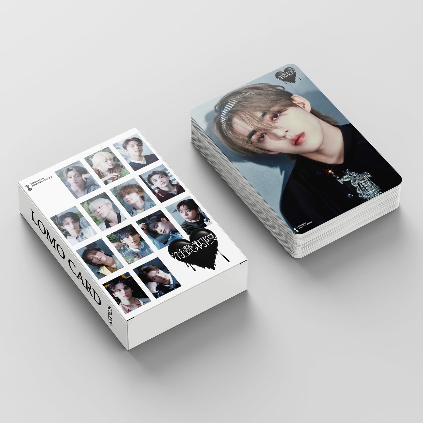 55 PCS SEVENTEEN consumption period small cards in stock Xu Minghao Yin Jinghan Quanyuanyou Lomo Cards, Photocards