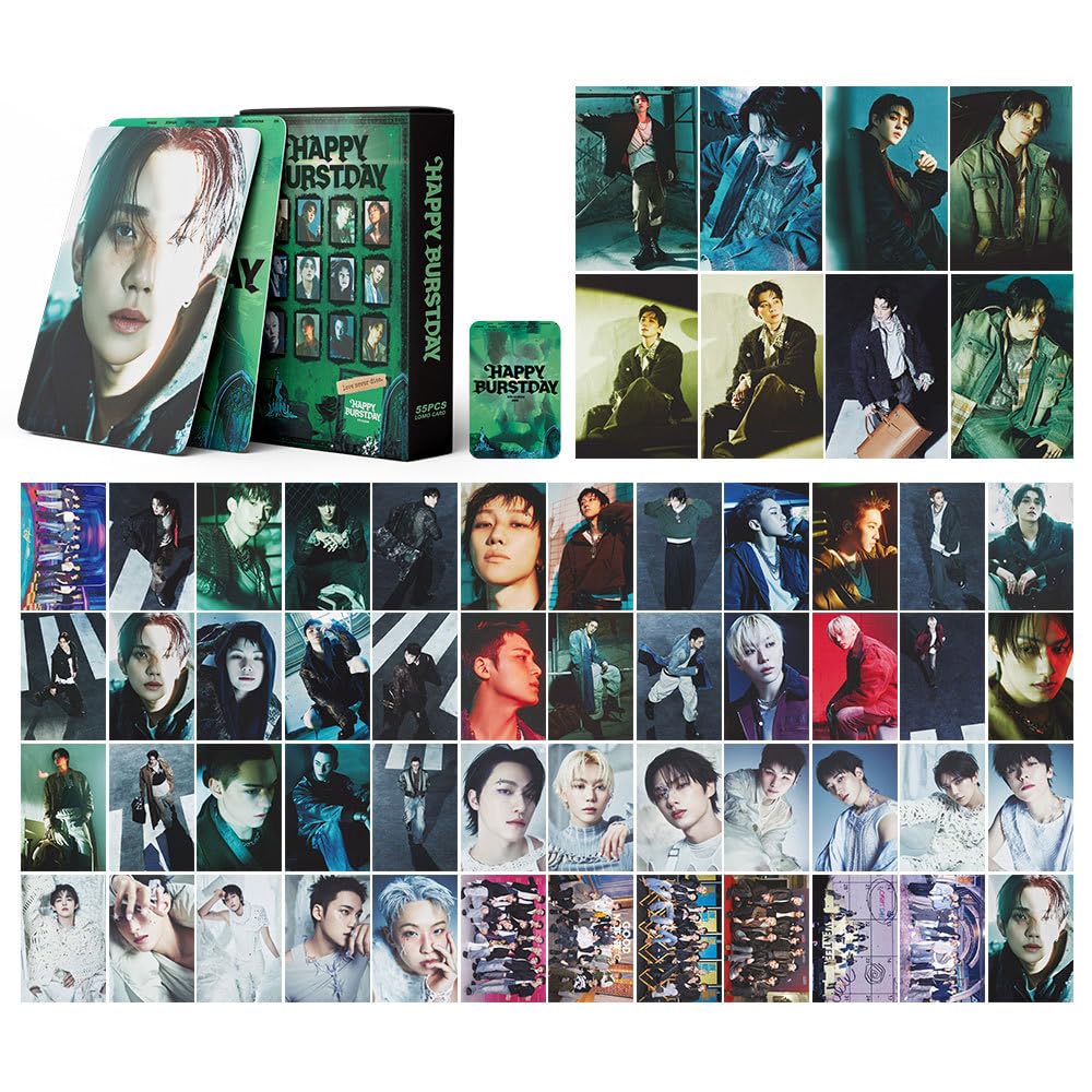 Kpop Seventeen Photocards 55 pcs HAPPY BURSTDAY Album Merch LOMO Cards