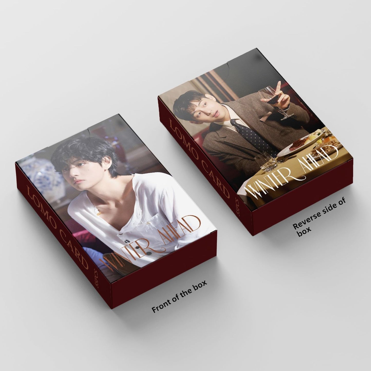 55 PCS Kim Tai Heng WINTER AHEAD Cards WHITE WINTER Small Card Fat Bullet V Lomo Cards, Photocards