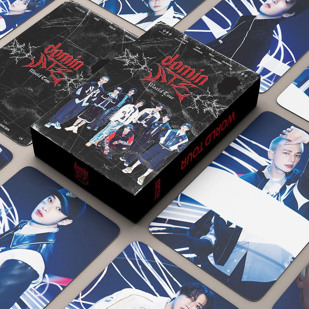 Kpop Stray Kids  Photocards  55 Pcs  Album  DominATE World Tour  Merch  SKZ Lomo Cards