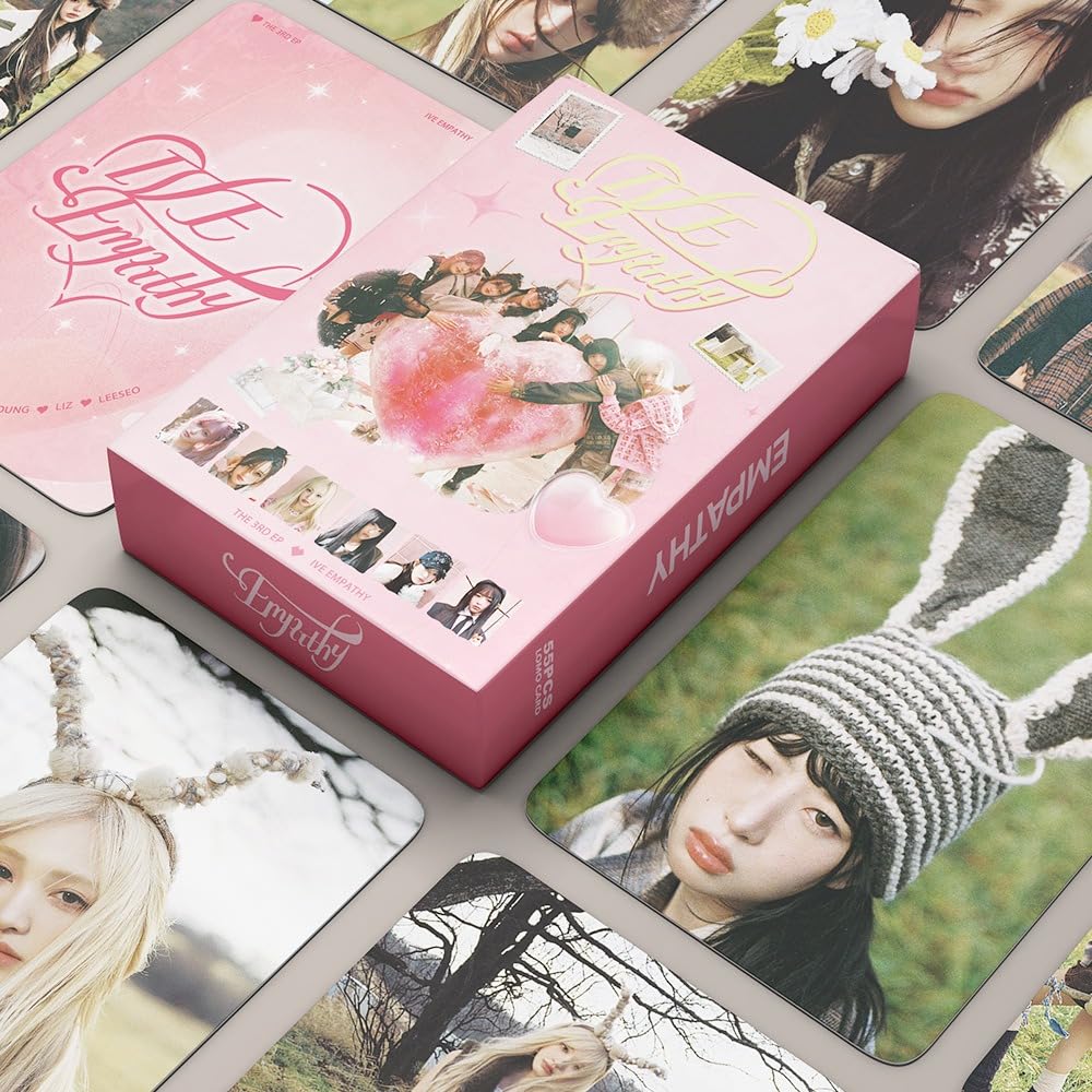 IVE EMPATHY Photocards 55pcs IVE THE 3rd EP Album Merch LOMO Cards Kpop Small Card LIZ  wonyoung