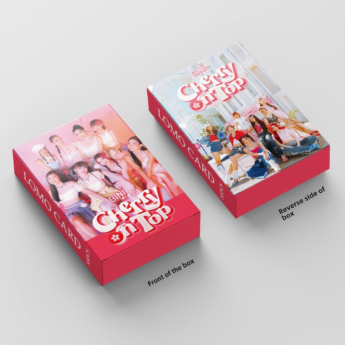 55 PCS BINI small cards in stock CHERRY ON TOP Cards STACEY SHEENA GWEN MALOI Lomo Cards, Photocards