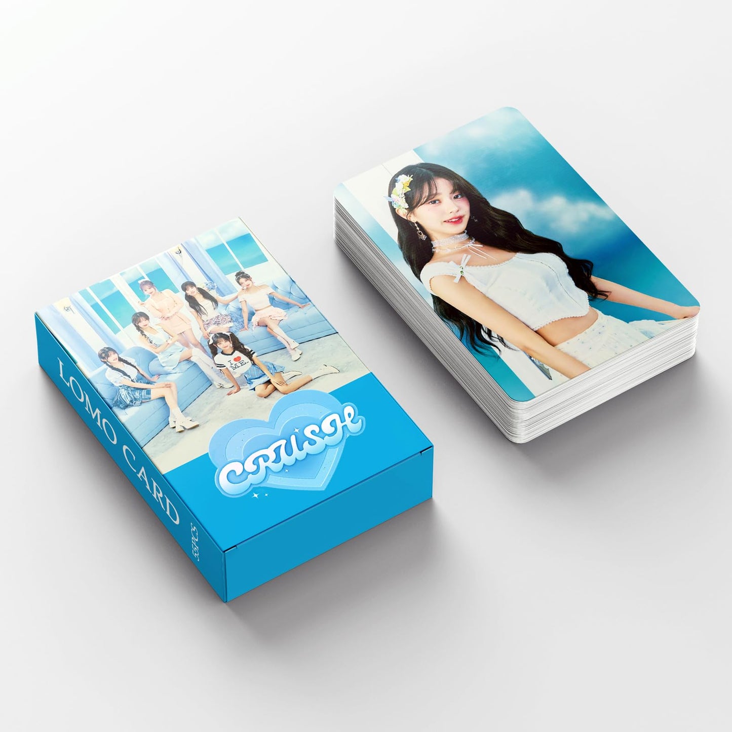 55 PCS Kpop IVE Photocards ALIVE Zhang Yuanying autumn Li Rui wonyoung crush Lomo Cards