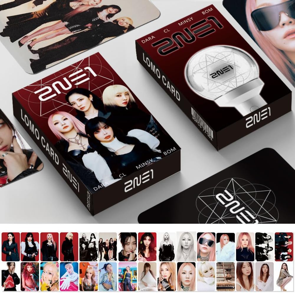 30 PCS double-sided small card 2NE1 new special peripheral real life photo star Lomo Cards, Photocards