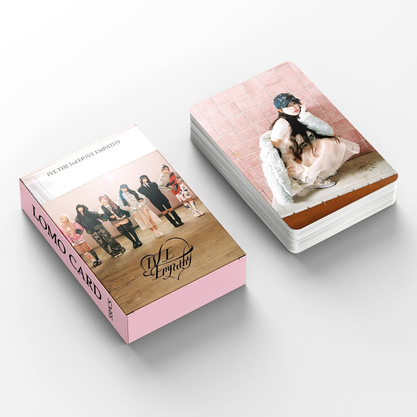 55 PCS IVE small cards IVE EMPATHY cards Zhang Yuanying Wonyoung Lomo Cards, Photocards