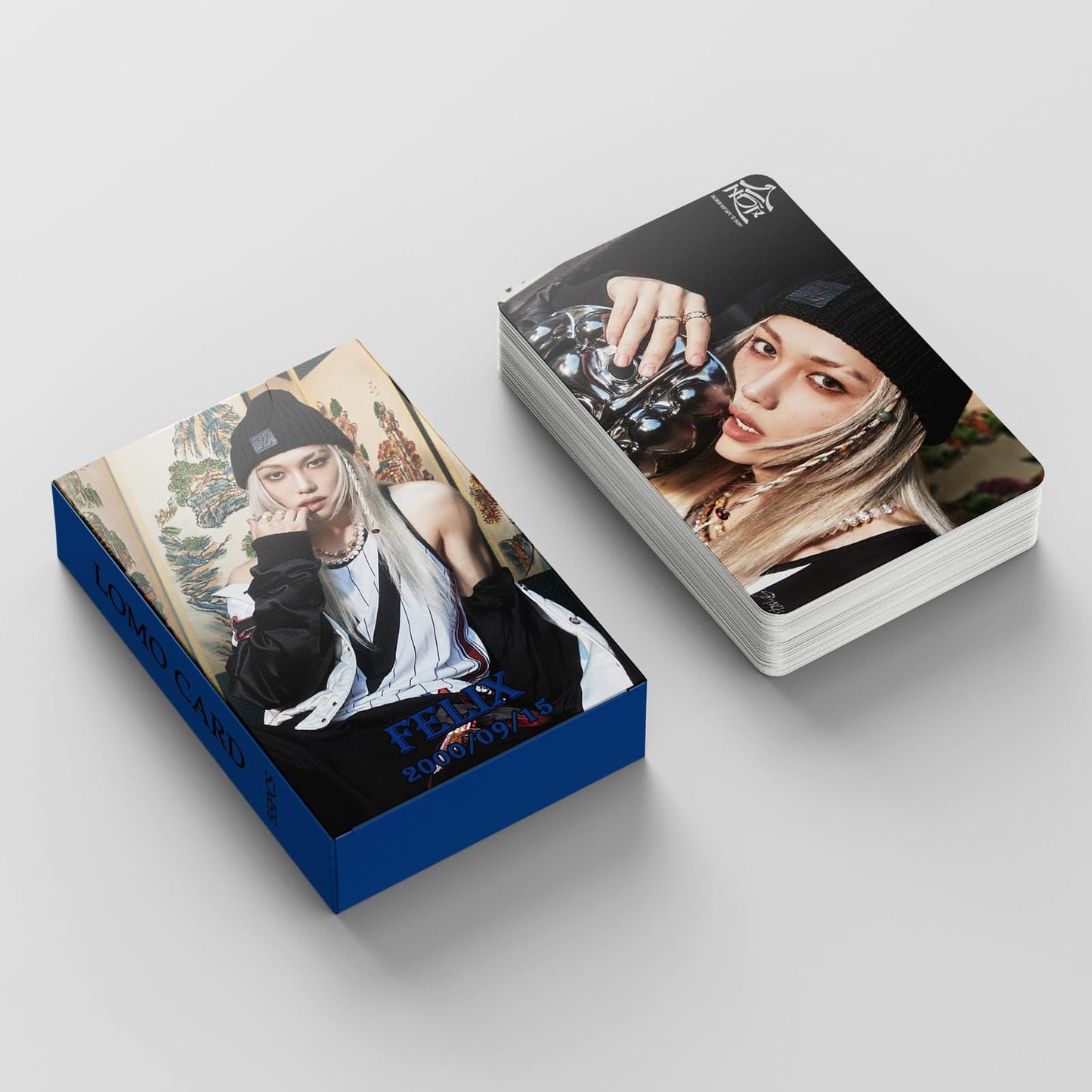 55 PCS Stray Kids Small Card (HOP) Li Longfu FELIX Card Lomo Cards, Photocards