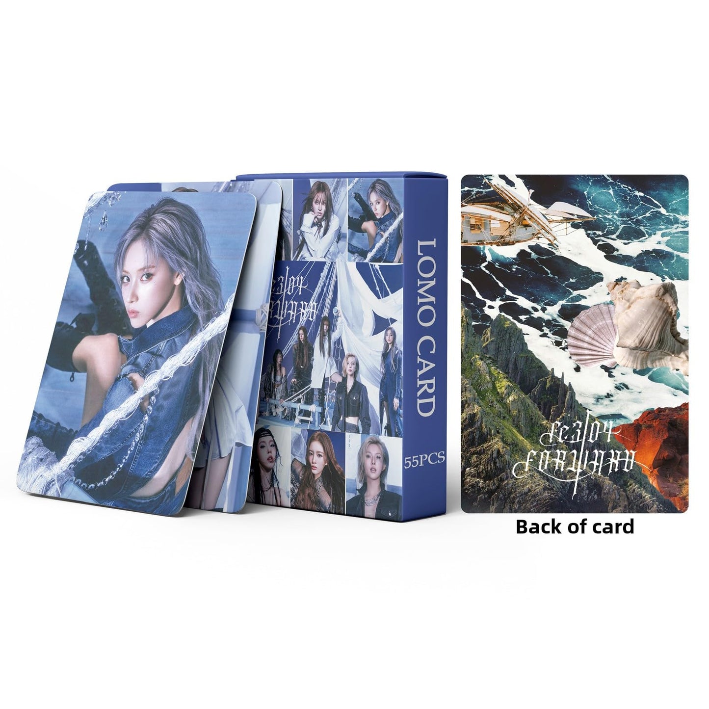 55 Pcs NMIXX Fe3O4: FORWARD Small Card, Wu Haiyuan HAEWON Pei True Rate，nmixx photocards，nmixx album，lomo cards