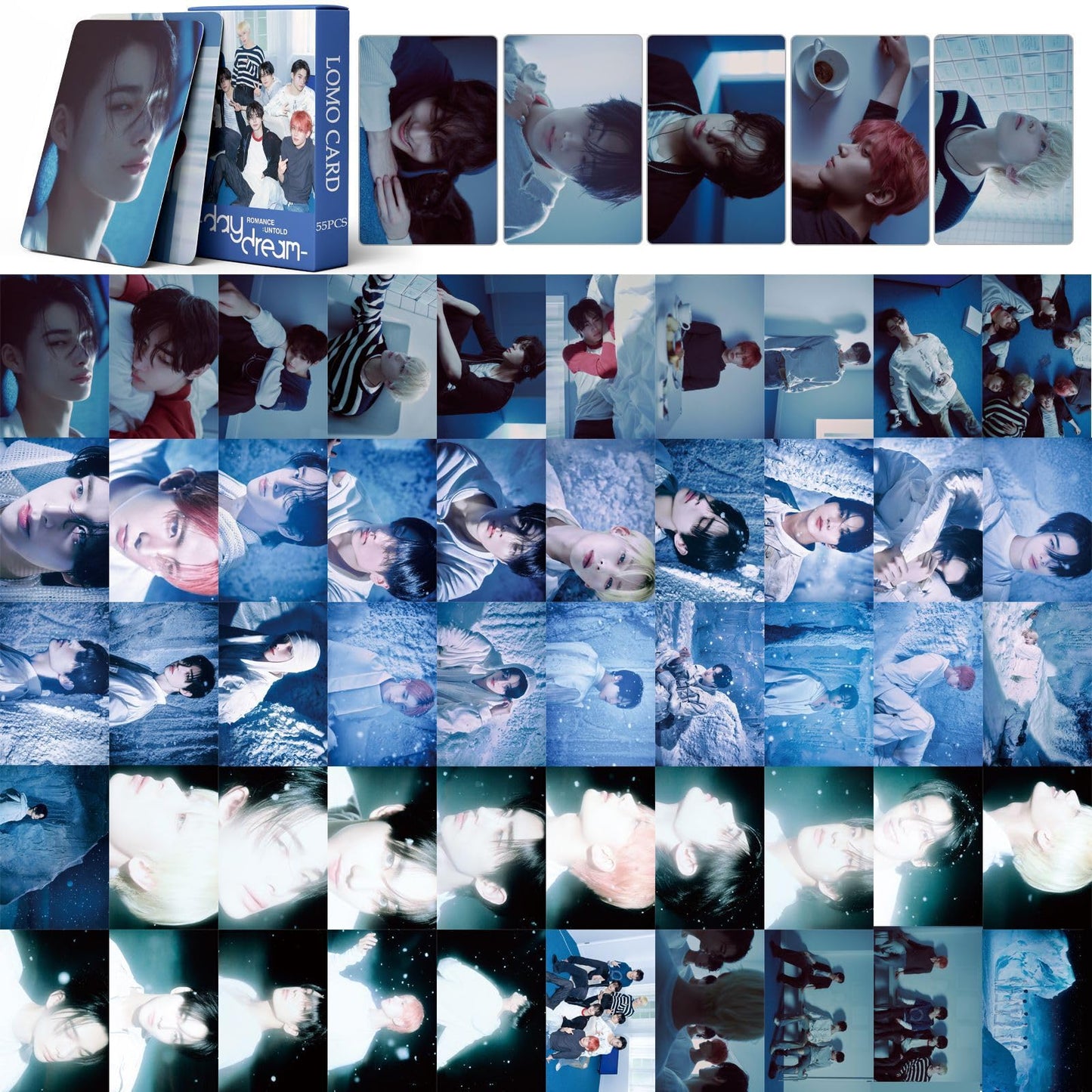 haianallo 55 Pieces of E Group Romance: Untold -Daydream Card Jay Niki JUNGWON Lomo Cards, Photocards