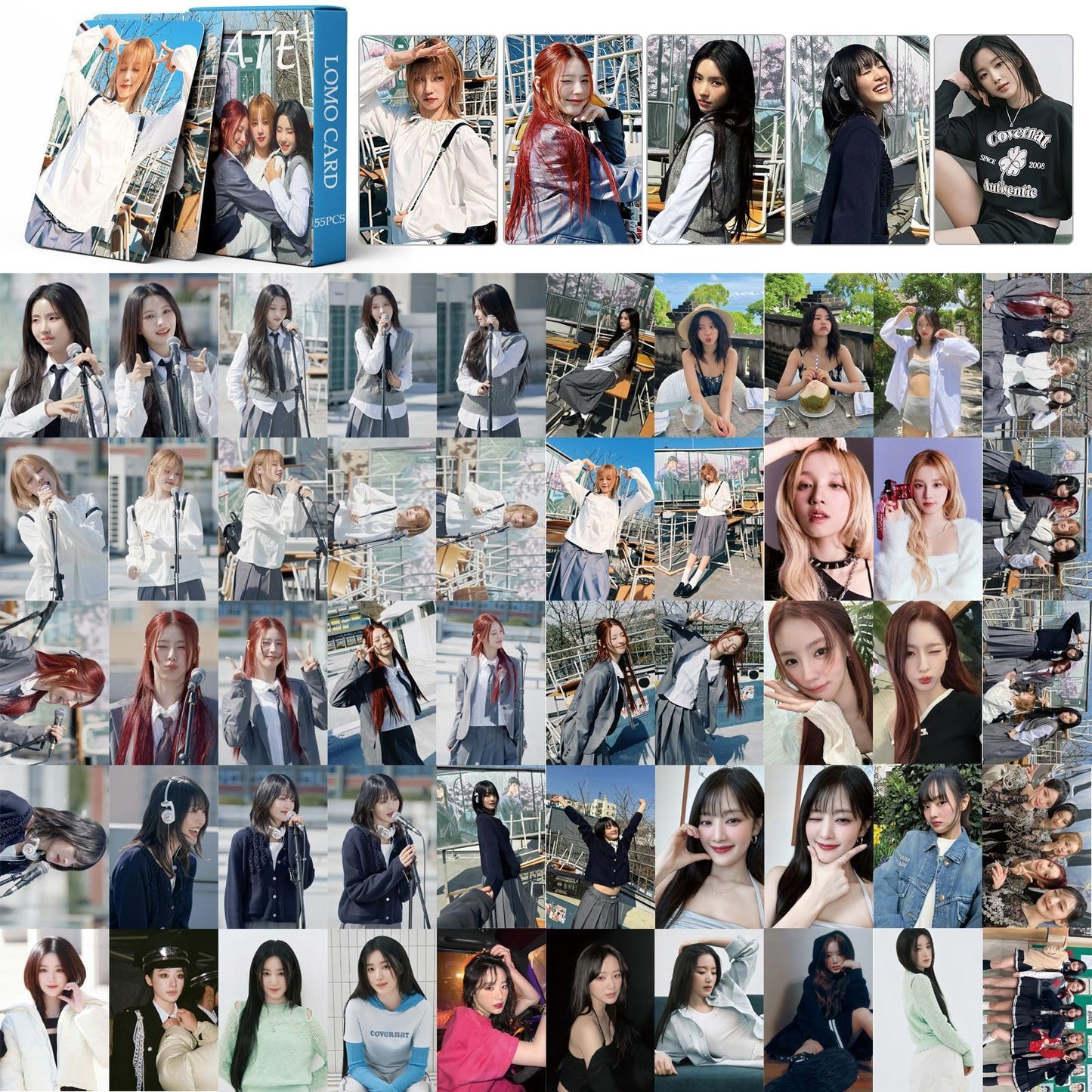 55 PCS GIDLE small card Fate cards in stock Song Yuqi Tian Xiaojuan MINNIE Ye Shuhua (G) I-DLE Lomo Cards, Photocards