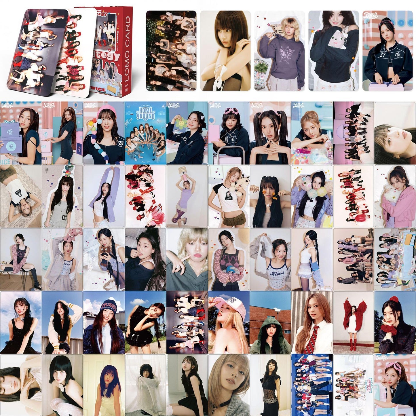 TWICE Photocards kpop 55 PCS Lomo Cards Album STRATEGY  Merch