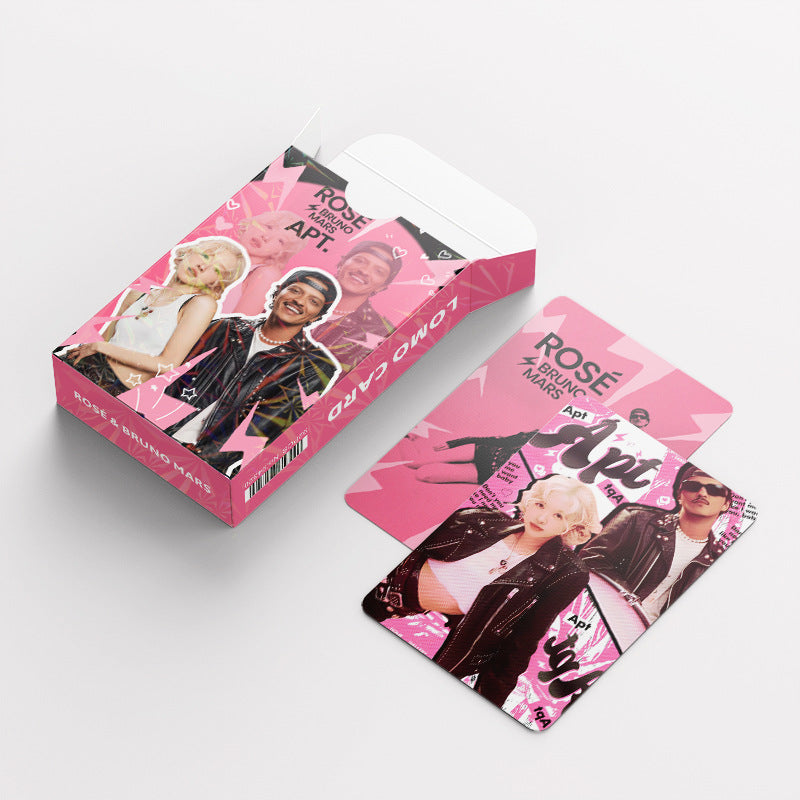 92 PCS blackpink ROSE Park Chaeyoung album APT photocards Merch 32 PCS stickers And 60 PCS double-sided LOMO cards