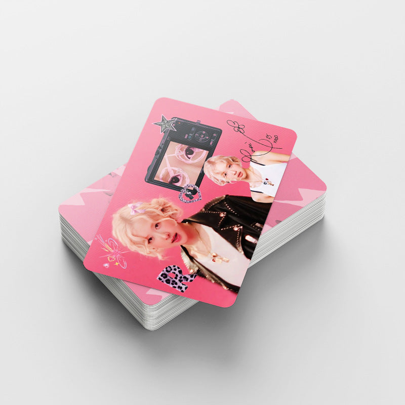 92 PCS blackpink ROSE Park Chaeyoung album APT photocards Merch 32 PCS stickers And 60 PCS double-sided LOMO cards