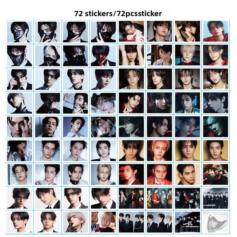 ENHYPEN Photocards 127 Pcs Album DESIRE: UNLEASH Merch JAKE JAY HEESEUNG 55 Pcs Lomo Cards And 77 Pcs Stickers